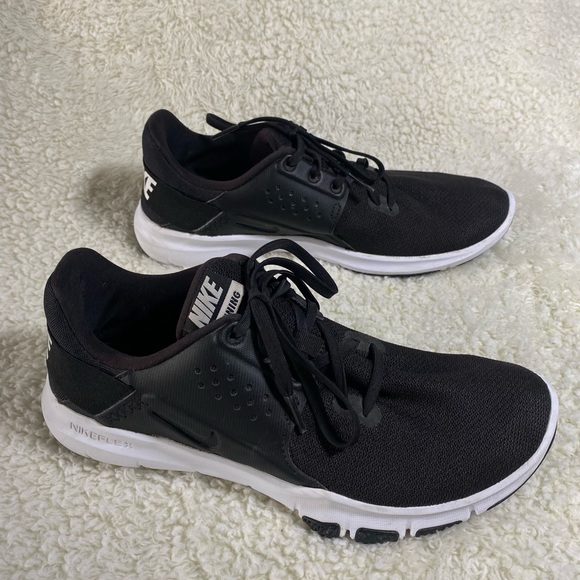 Nike Flex Control TR3 Black Running Sneakers Size 7 - Picture 5 of 8
